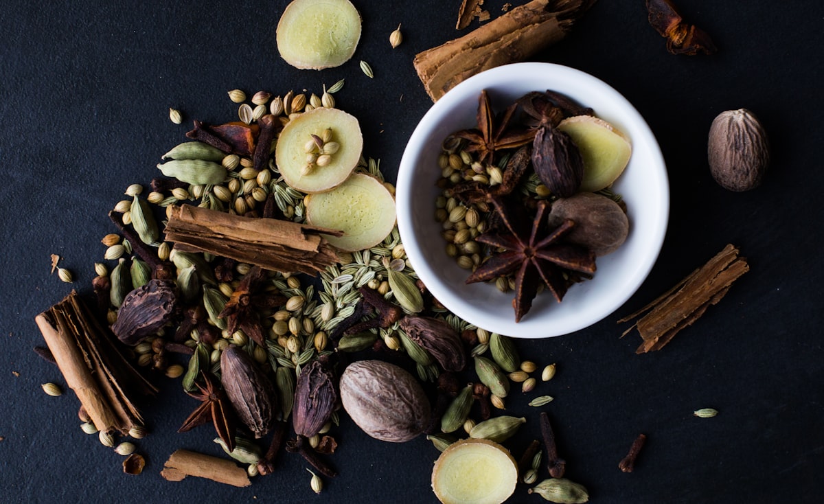 Especias naturales para metabolismo